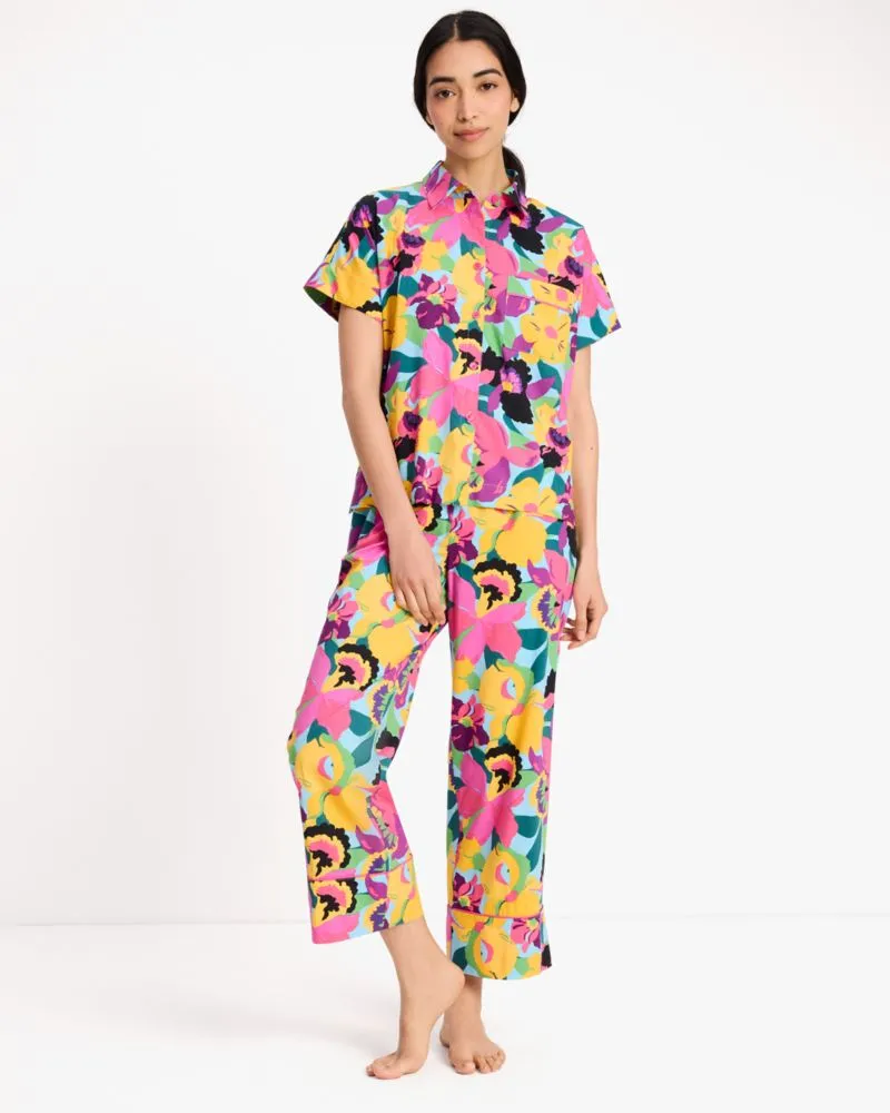 Orchid Bloom Cropped Pj Set sold by Kate Spade product image thumbnail 2