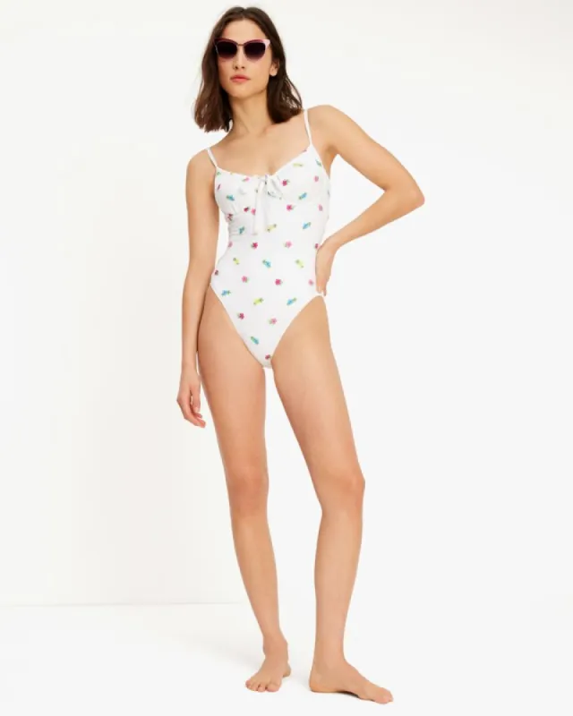 Sea Garden Embroidered One-piece sold by Kate Spade