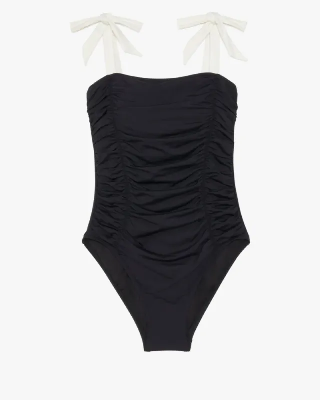 Bow Shoulder Tie One-piece sold by Kate Spade