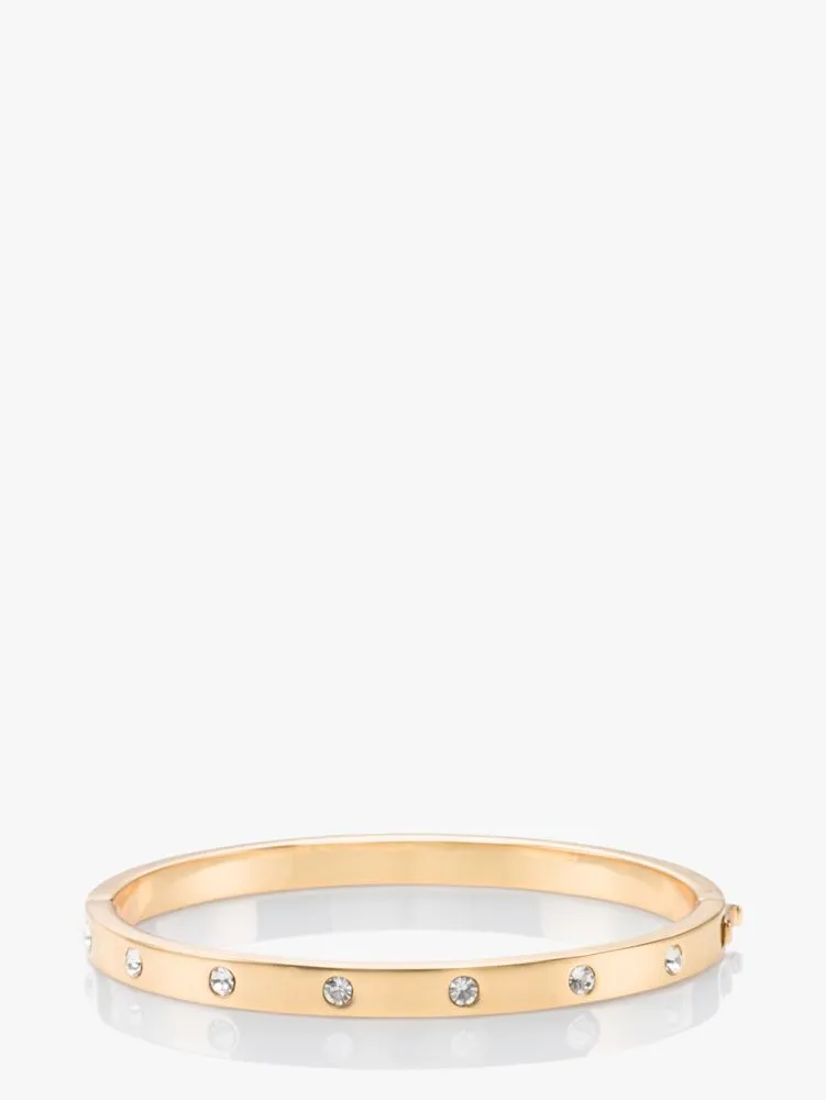 Set In Stone Hinged Bangle sold by Kate Spade
