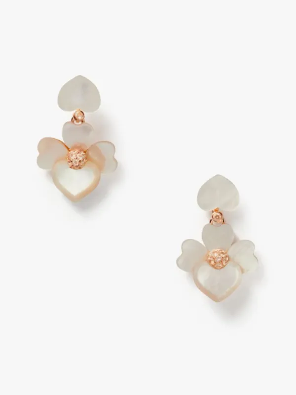 Precious Pansy Drop Earrings sold by Kate Spade