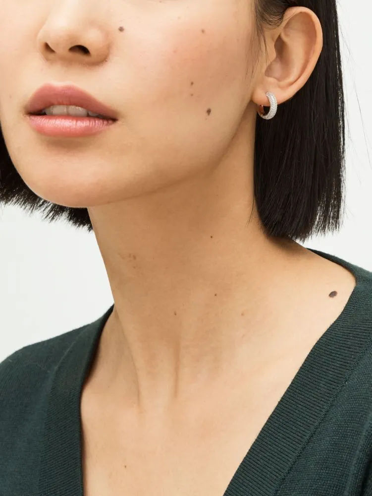 Brilliant Statements Pavé Mini Huggies sold by Kate Spade product image thumbnail 2