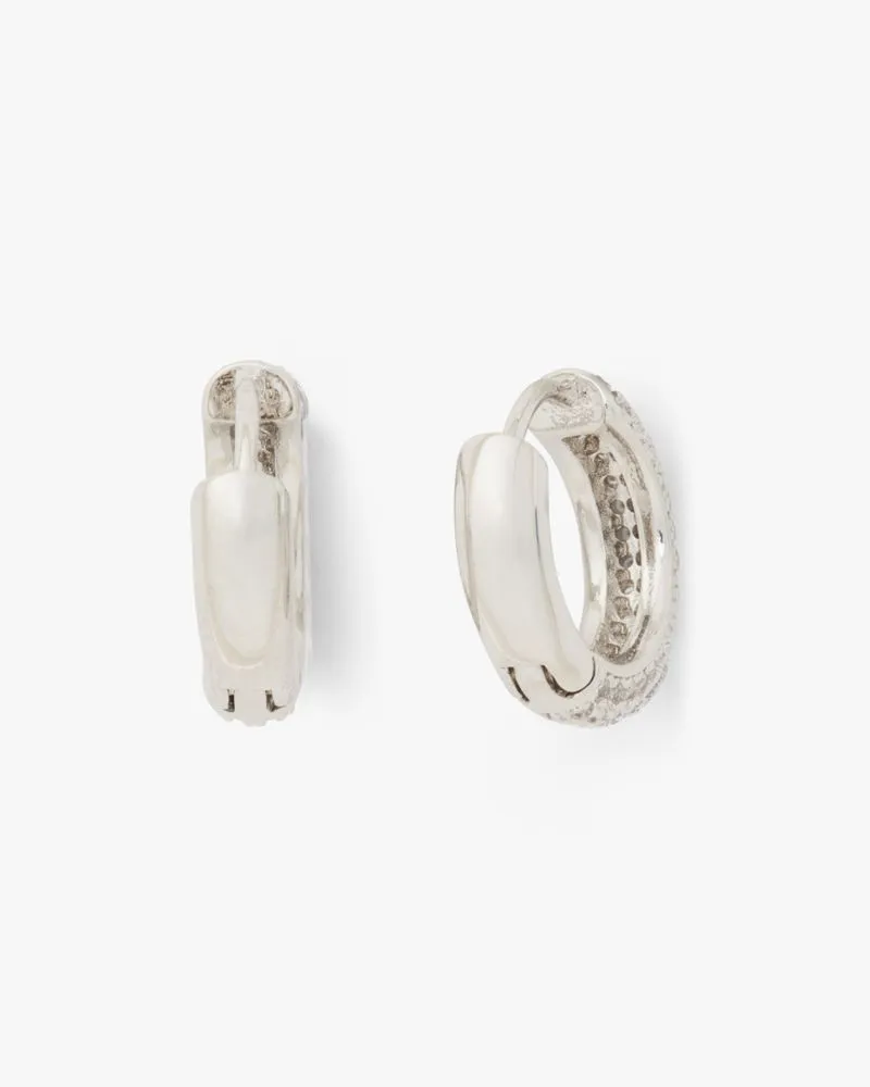 Brilliant Statements Pavé Mini Huggies sold by Kate Spade product image thumbnail 3