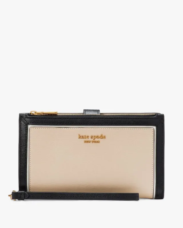 Morgan Colorblocked Phone Wallet sold by Kate Spade