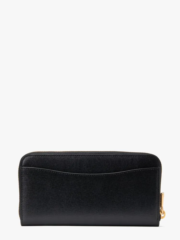 Morgan Bow Embellished Zip-around Continental Wallet sold by Kate Spade product image thumbnail 3