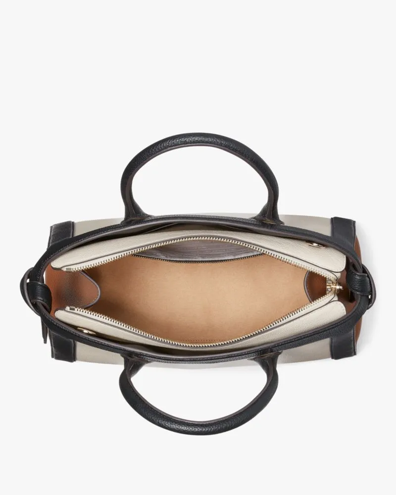 Knott Colorblocked Large Zip-top Satchel sold by Kate Spade product image thumbnail 5