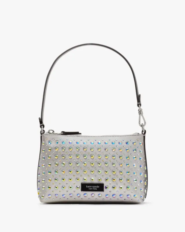 Lulu Crystal Embellished East West Pochette sold by Kate Spade
