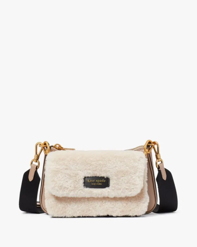 Double Up Faux Shearling Crossbody sold by Kate Spade