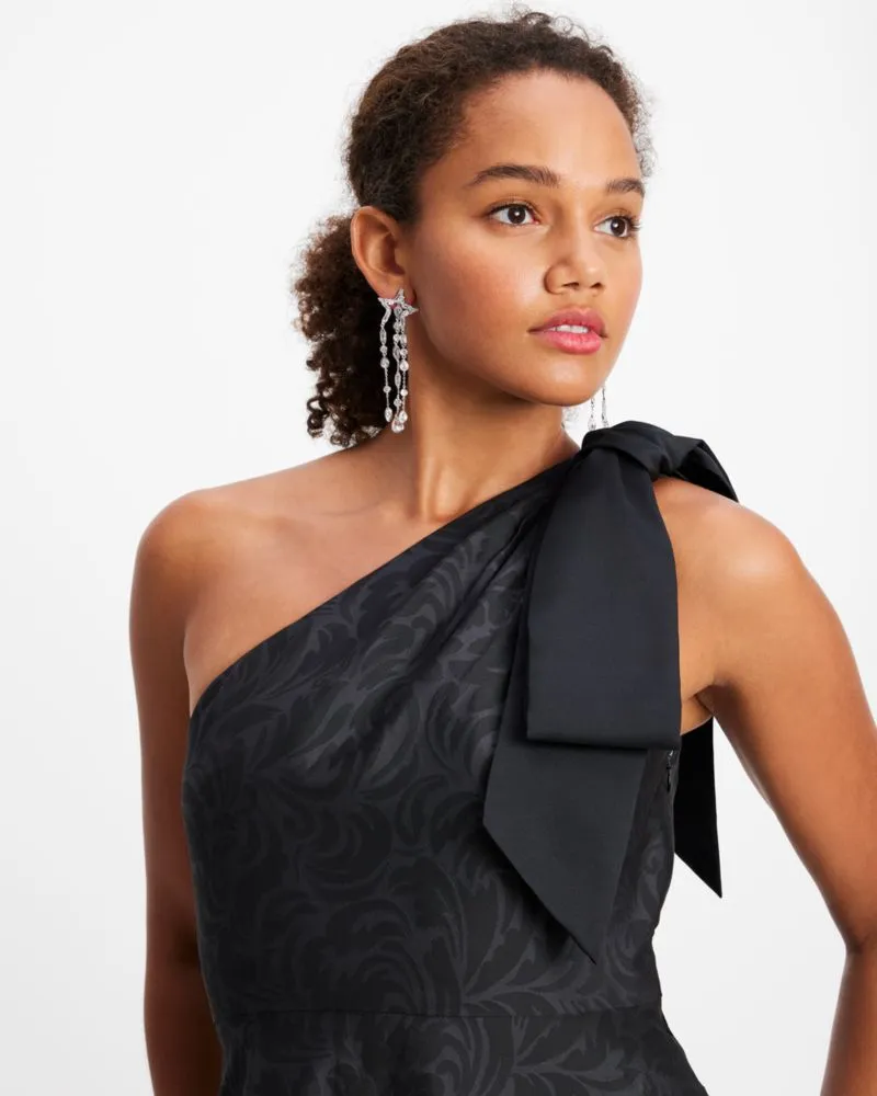 Flourish Swirl One-Shoulder Dress sold by Kate Spade product image thumbnail 3