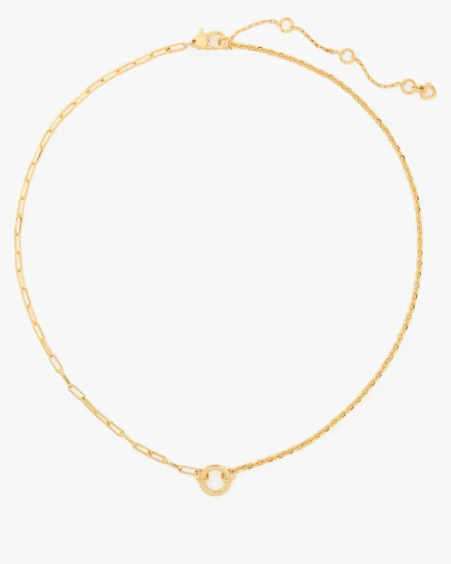 One In A Million Mixed Chain Necklace sold by Kate Spade
