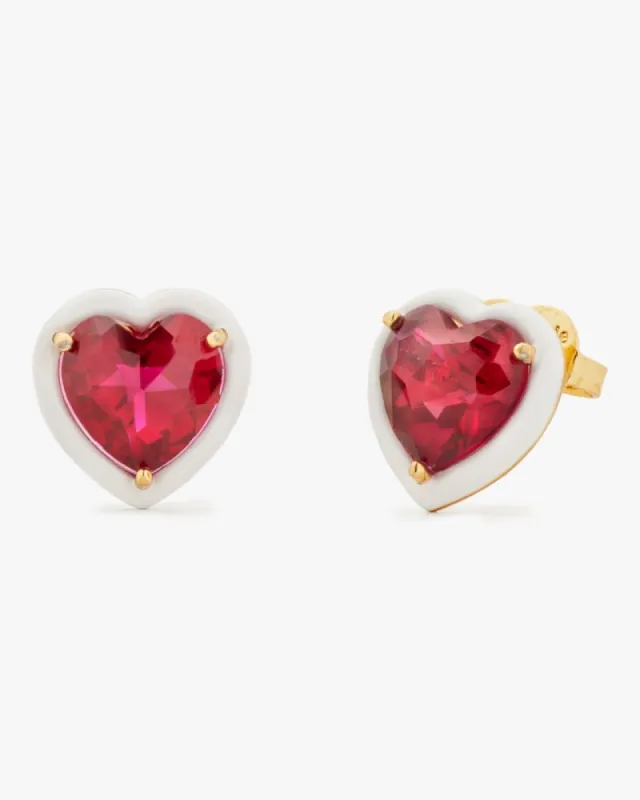 Sweetheart Statement Studs sold by Kate Spade