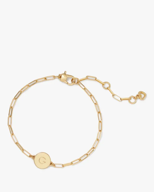 G Initial Chain Bracelet sold by Kate Spade