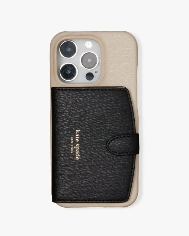 Morgan Colorblocked iPhone 15 Pro Cardholder Case sold by Kate Spade