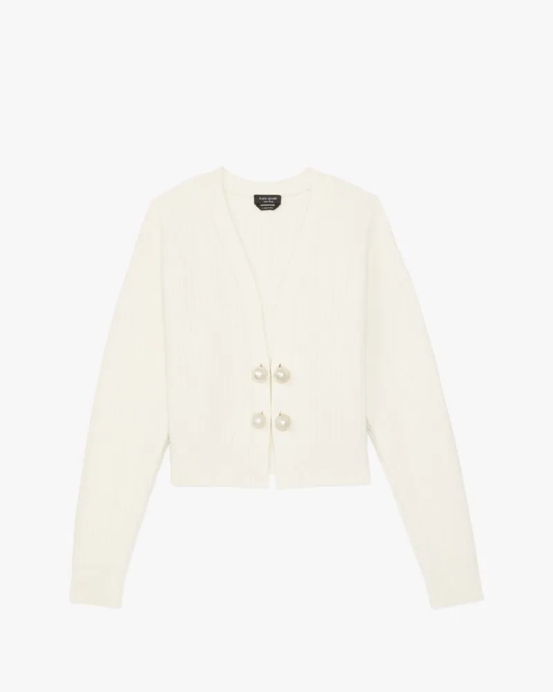 Ribbed Pearl Cardigan sold by Kate Spade