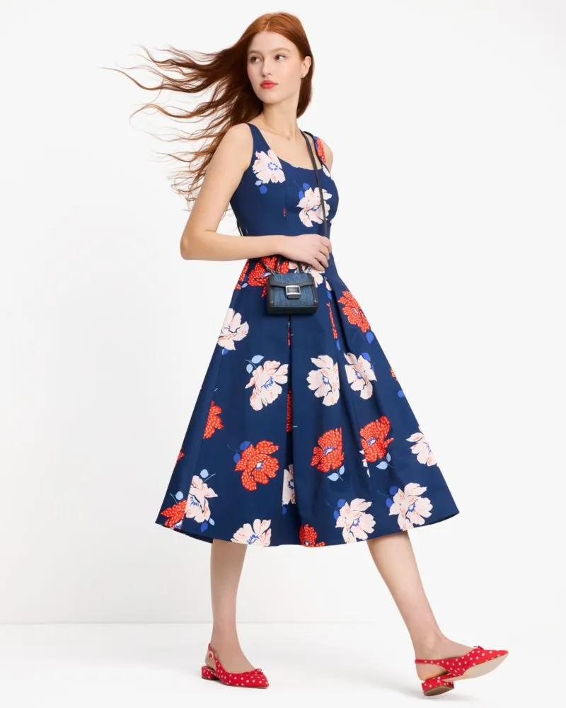 Dotty Floral Faille Dress sold by Kate Spade product image thumbnail 2