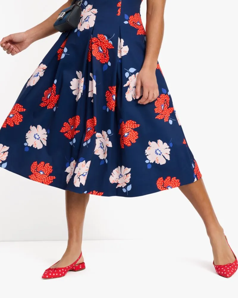 Dotty Floral Faille Dress sold by Kate Spade product image thumbnail 3
