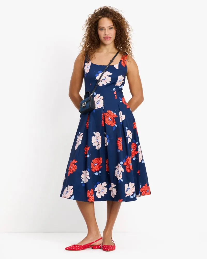 Dotty Floral Faille Dress sold by Kate Spade product image thumbnail 4