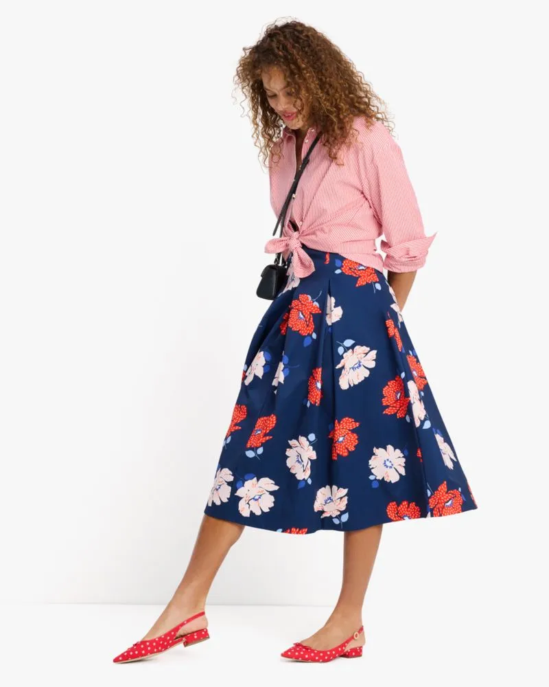 Dotty Floral Faille Dress sold by Kate Spade product image thumbnail 5
