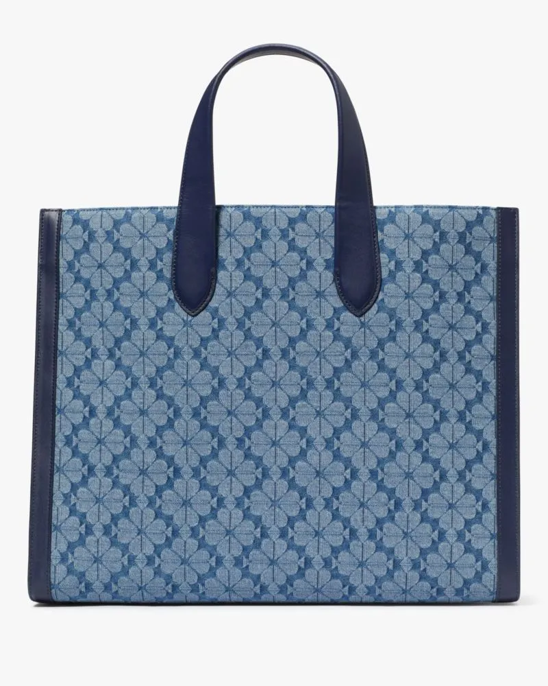 Spade Flower Jacquard Denim Manhattan Large Tote sold by Kate Spade product image thumbnail 5