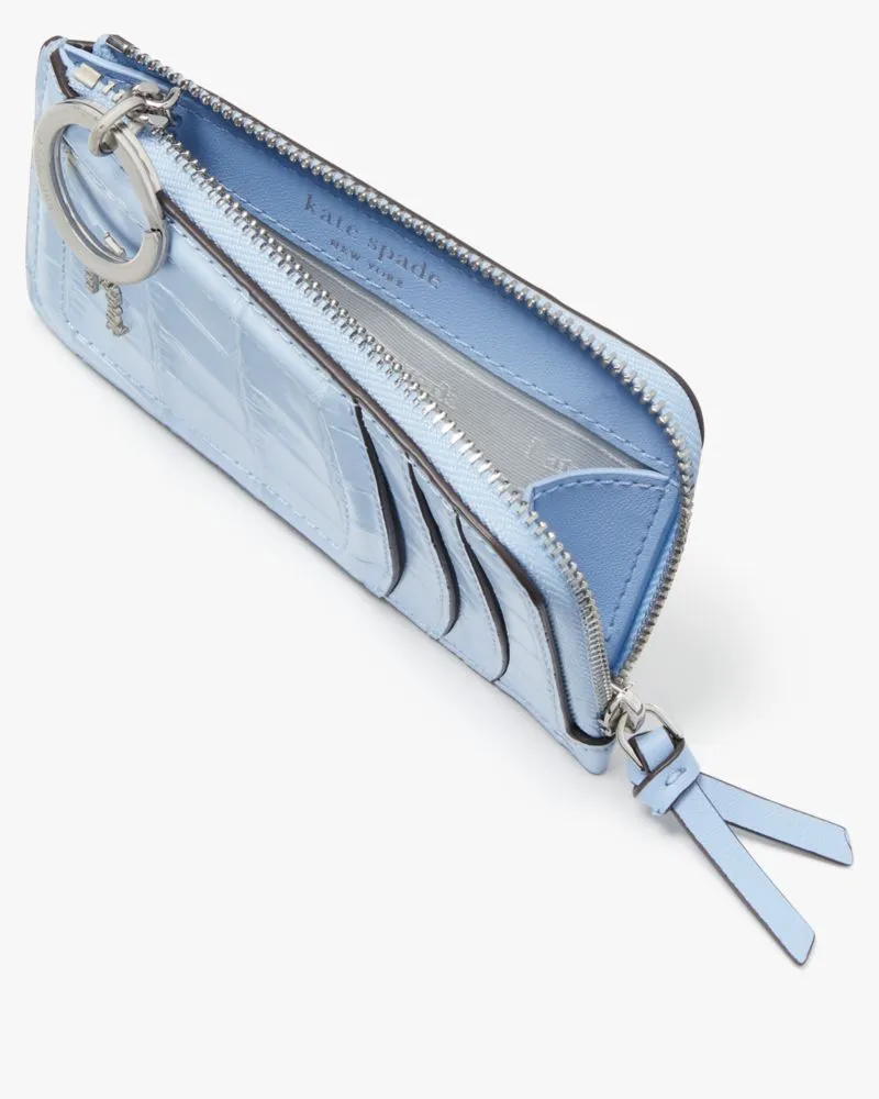 Knott Croc-embossed Zip Cardholder sold by Kate Spade product image thumbnail 2