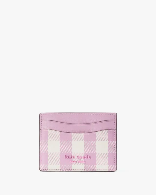 Morgan Gingham Field Card Holder sold by Kate Spade
