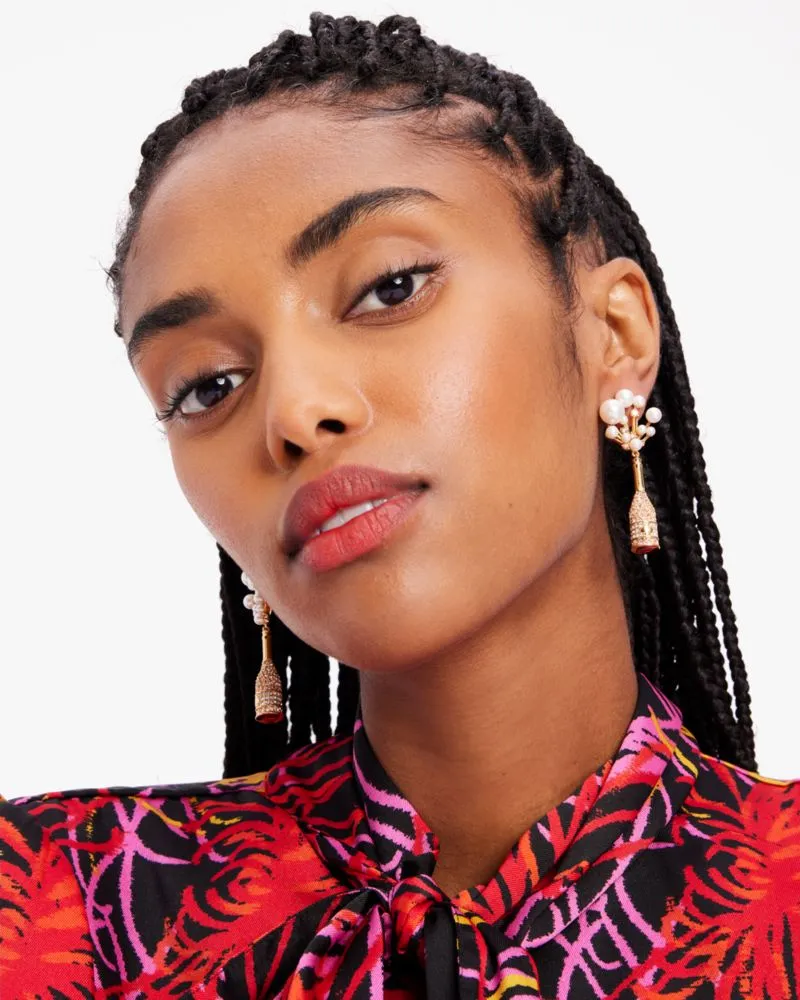 Cheers To That Drop Earrings sold by Kate Spade product image thumbnail 3