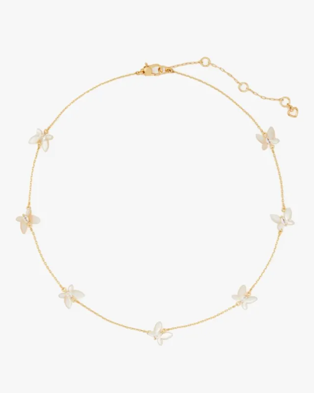 Social Butterfly Delicate Scatter Necklace sold by Kate Spade