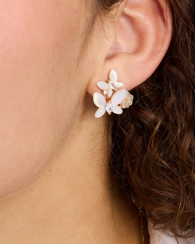 Social Butterly Cluster Studs sold by Kate Spade product image thumbnail 2