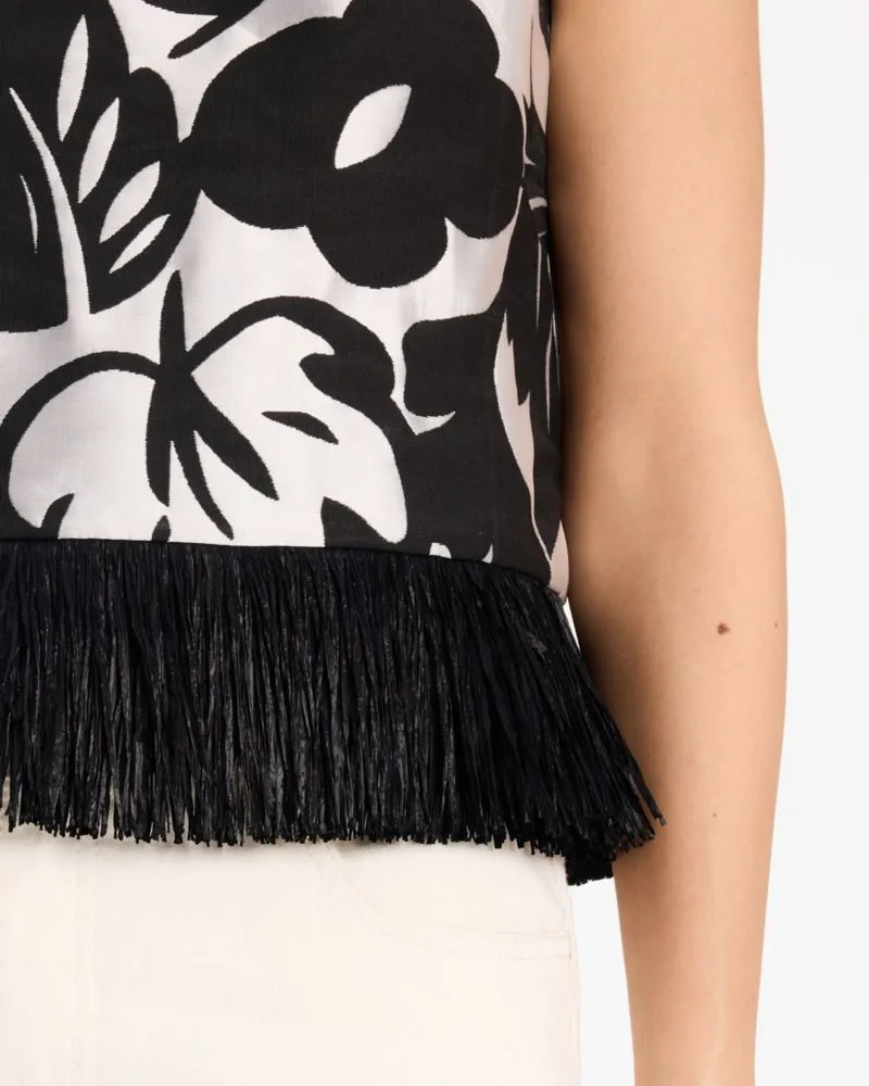 Tropical Foliage Raffia Shell sold by Kate Spade product image thumbnail 3