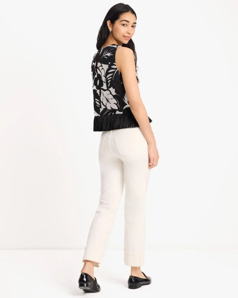 Tropical Foliage Raffia Shell sold by Kate Spade product image thumbnail 5