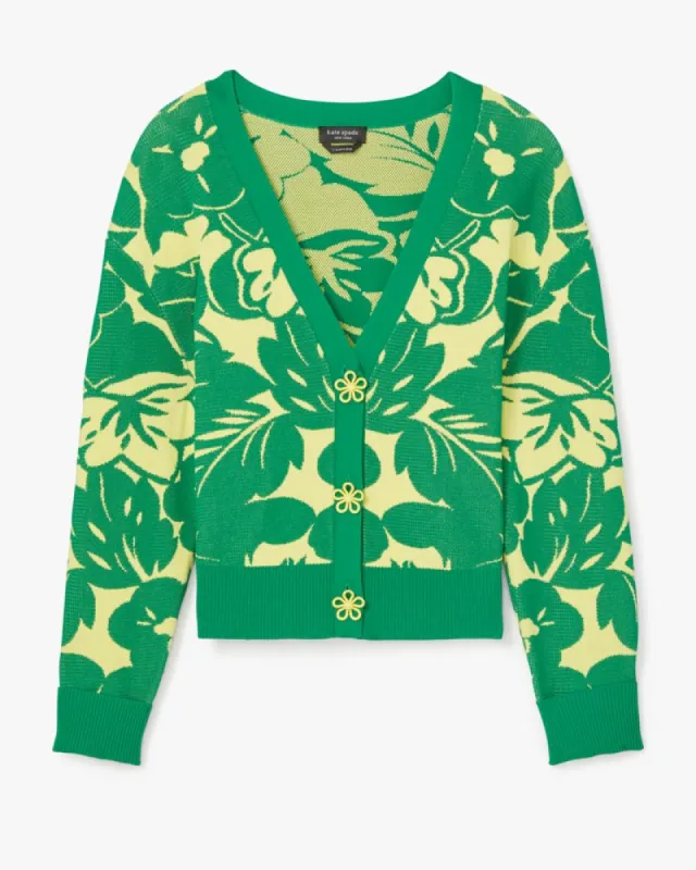 Tropical Foliage Cardigan sold by Kate Spade