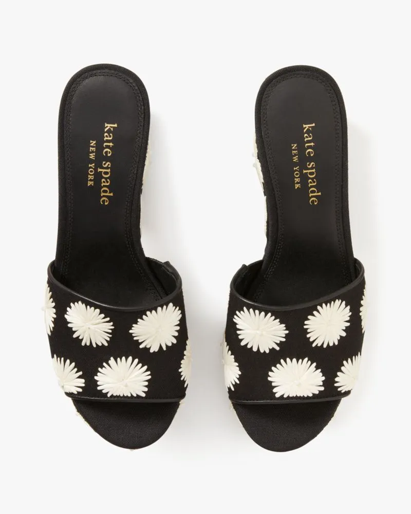 Ibiza Pom Pom Floral Sandals sold by Kate Spade product image thumbnail 3