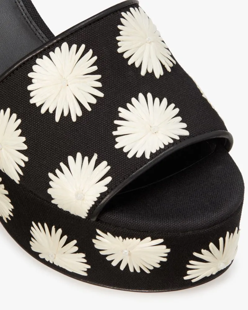 Ibiza Pom Pom Floral Sandals sold by Kate Spade product image thumbnail 5