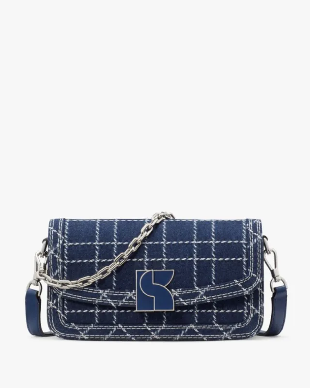 Dakota Denim Check Small Crossbody sold by Kate Spade