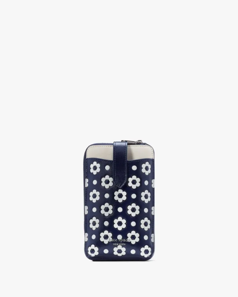 Morgan Daisy North South Zip Phone Crossbody sold by Kate Spade