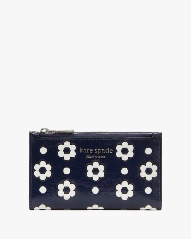 Morgan Daisy Dot Small Slim Bifold Wallet sold by Kate Spade