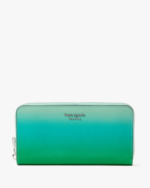 Morgan Ombre Zip Around Continental Wallet sold by Kate Spade