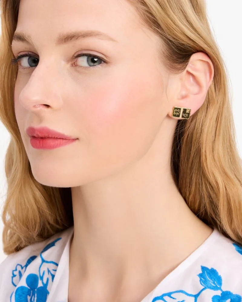 Away We Go Postcard Studs sold by Kate Spade product image thumbnail 3