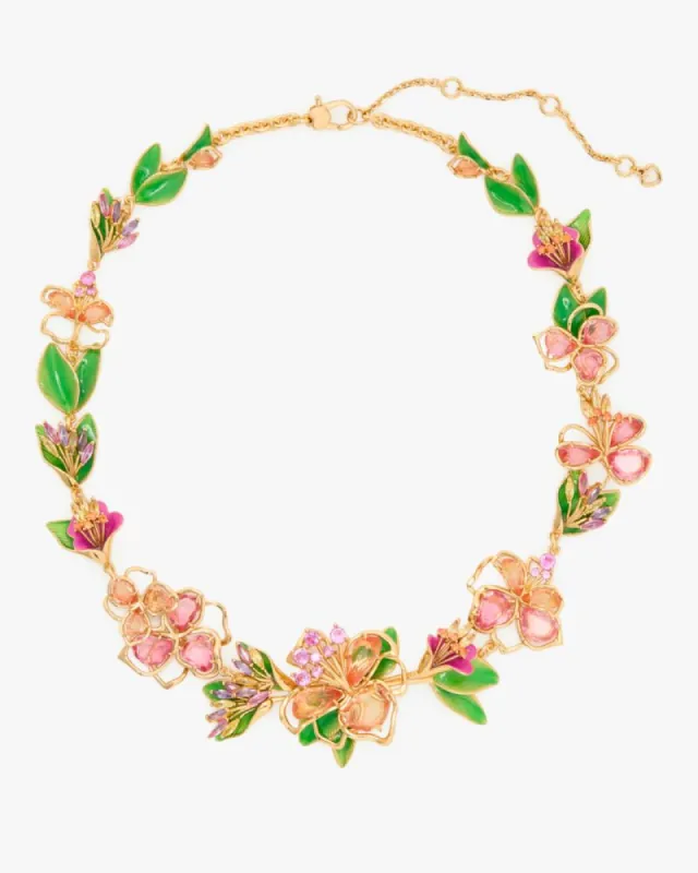 Paradise Floral Statement Necklace sold by Kate Spade