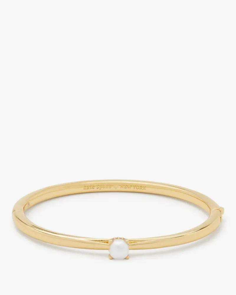 Little Luxuries Pearl Hinged Bangle sold by Kate Spade