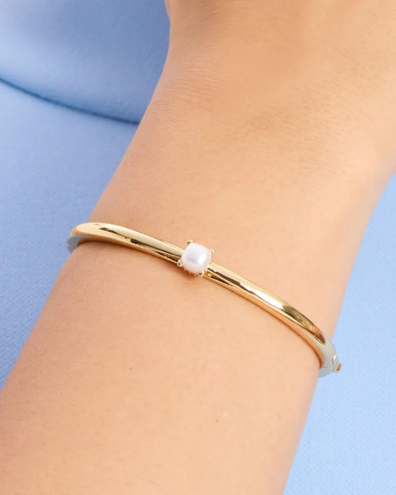 Little Luxuries Pearl Hinged Bangle sold by Kate Spade product image thumbnail 2