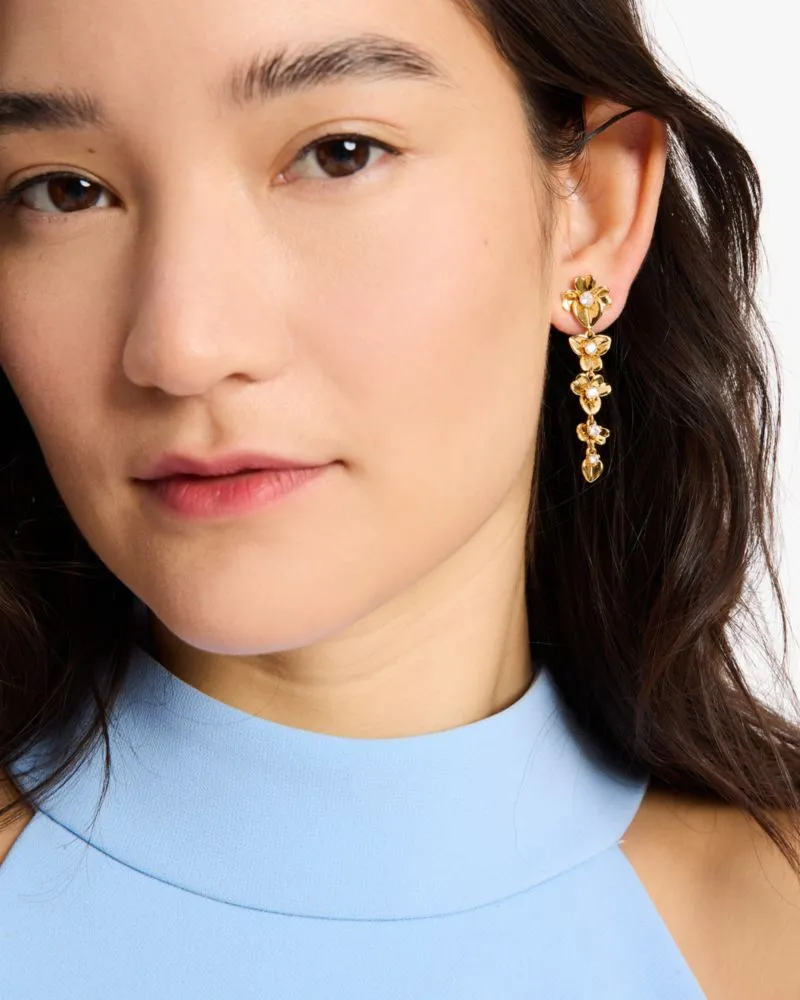 Precious Pansy Linear Earrings sold by Kate Spade product image thumbnail 3