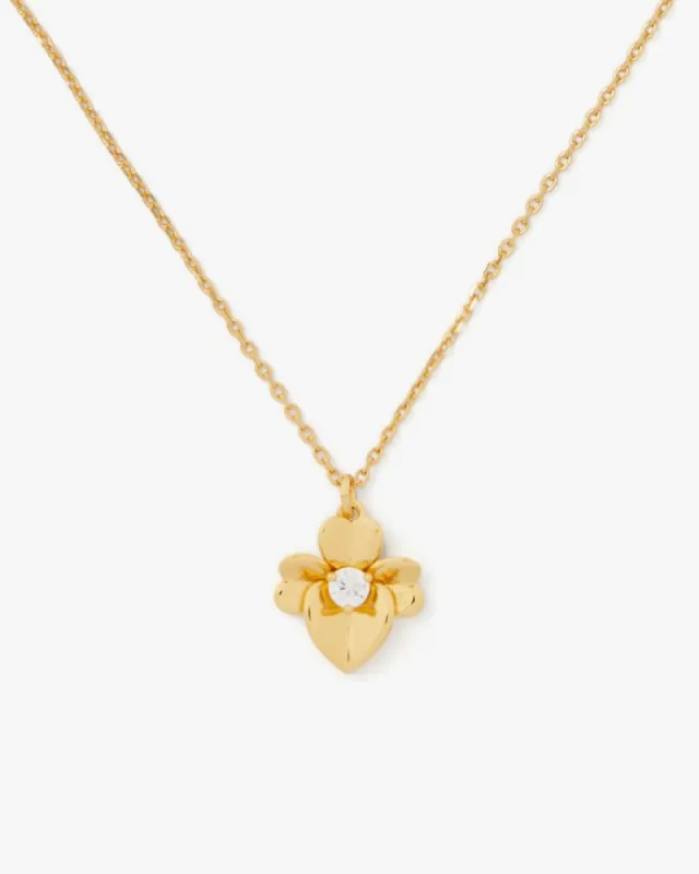 Precious Pansy Mini Pendant sold by Kate Spade