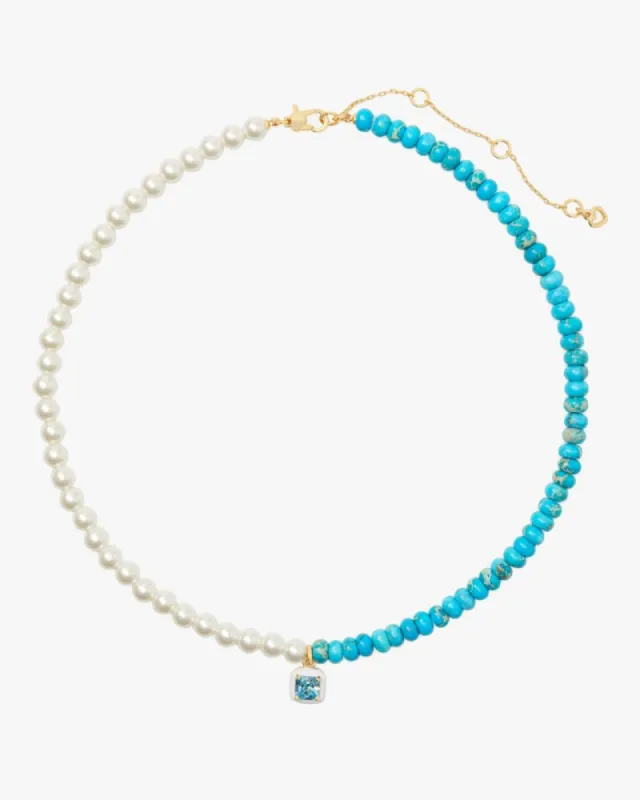Brighten Up Beaded Necklace sold by Kate Spade