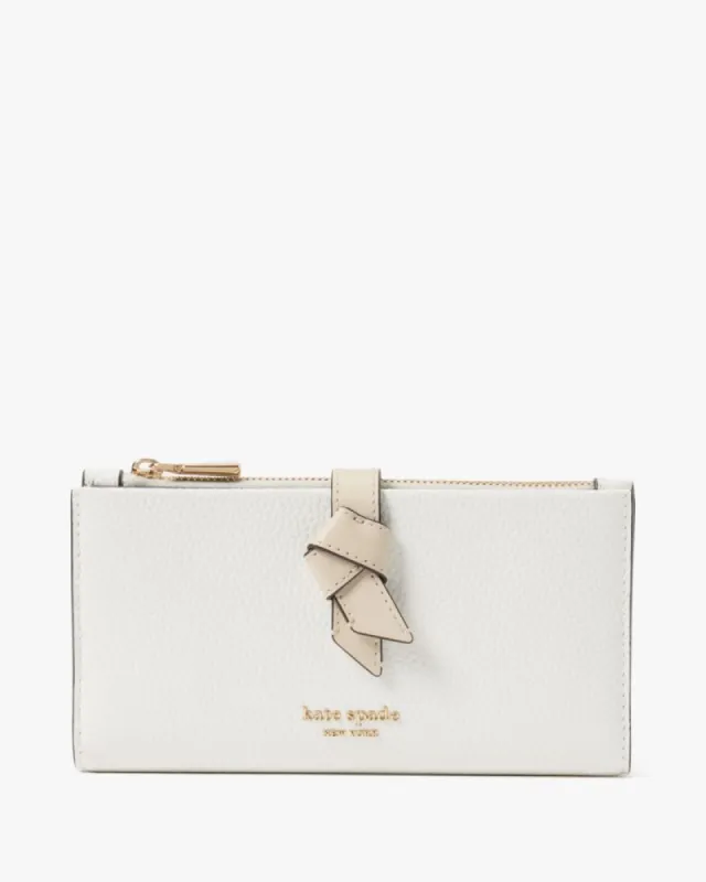 Knott Colorblocked Zip Slim Wallet sold by Kate Spade