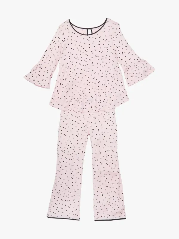 Pink Dot Long Pj Set sold by Kate Spade