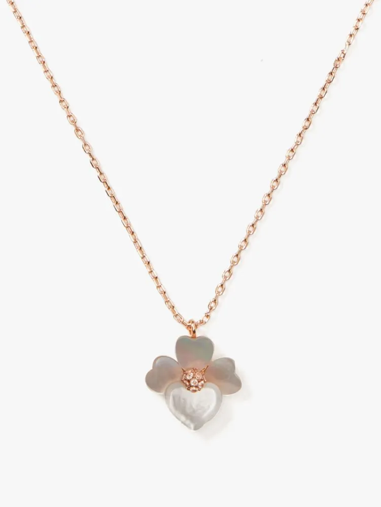 Precious Pansy Mini Pendant sold by Kate Spade
