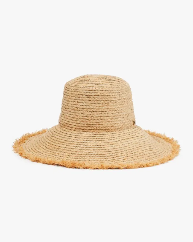 Fringed Straw Bucket Hat sold by Kate Spade