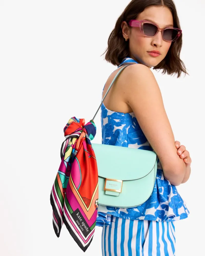 Summer Scene Silk Square Scarf sold by Kate Spade product image thumbnail 2