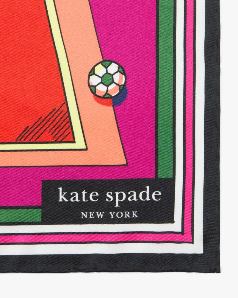 Summer Scene Silk Square Scarf sold by Kate Spade product image thumbnail 3